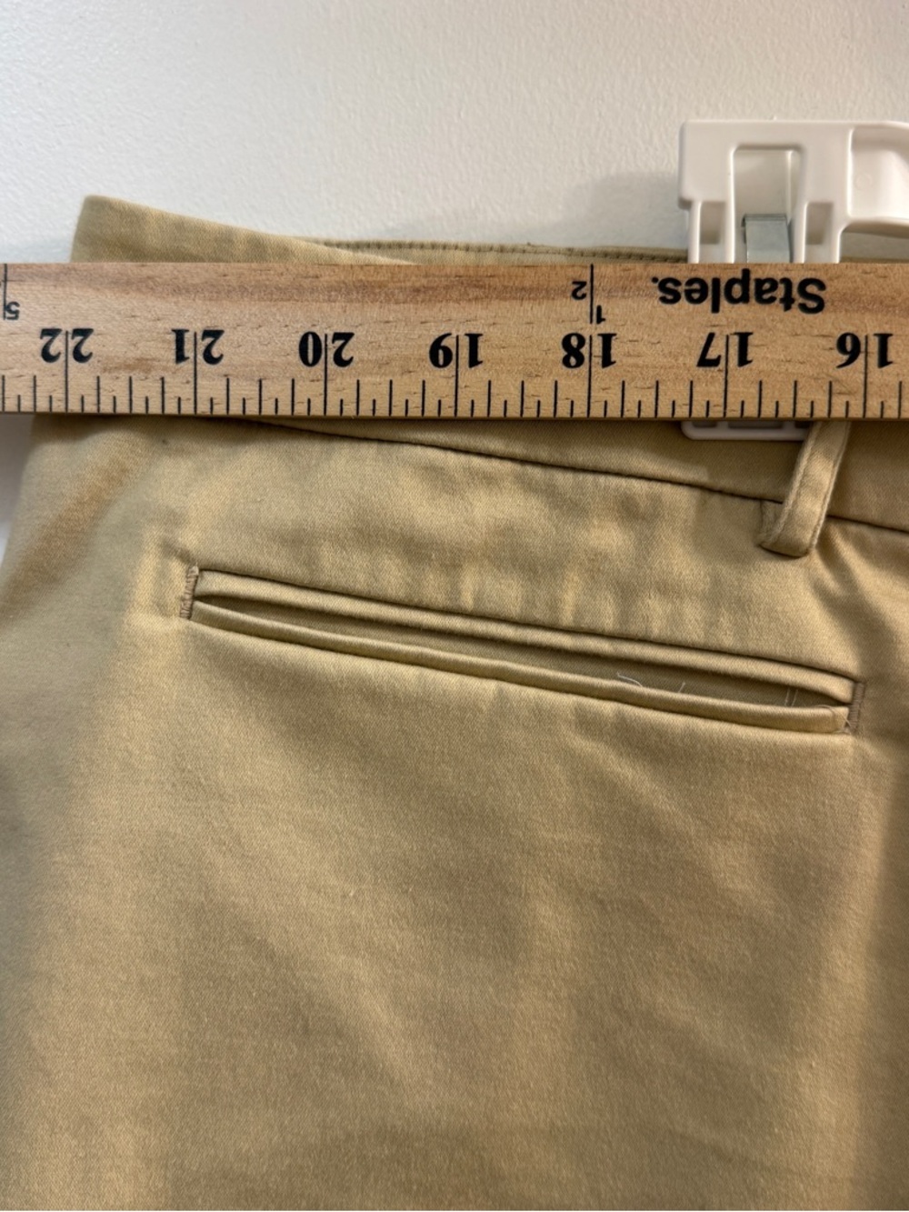 Lauren Ralph Lauren Khaki Chino Shorts Plus Size 22W - Picture 6 of 10